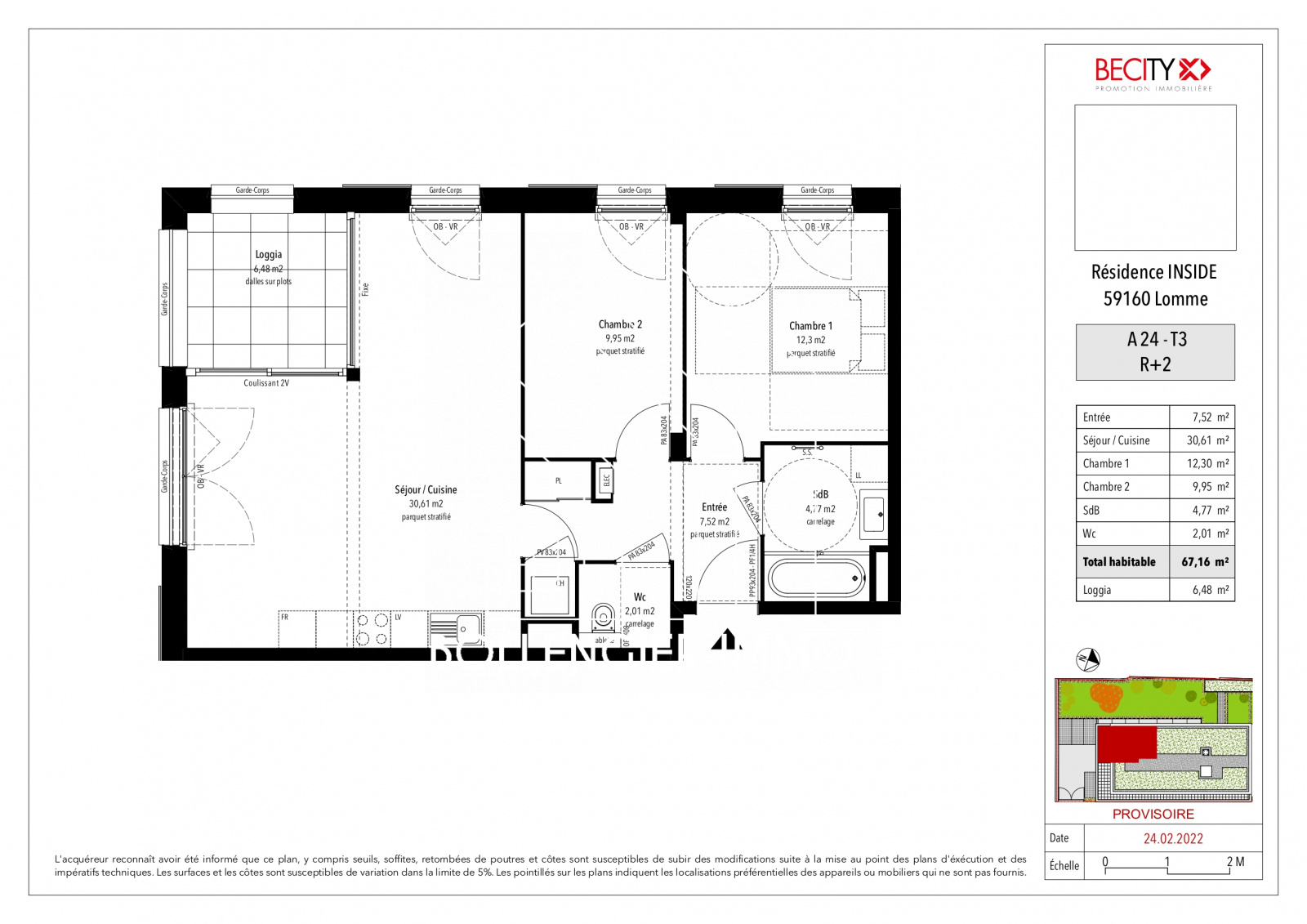 Image_3, Appartement, Lomme, ref :INSIDET3-A24