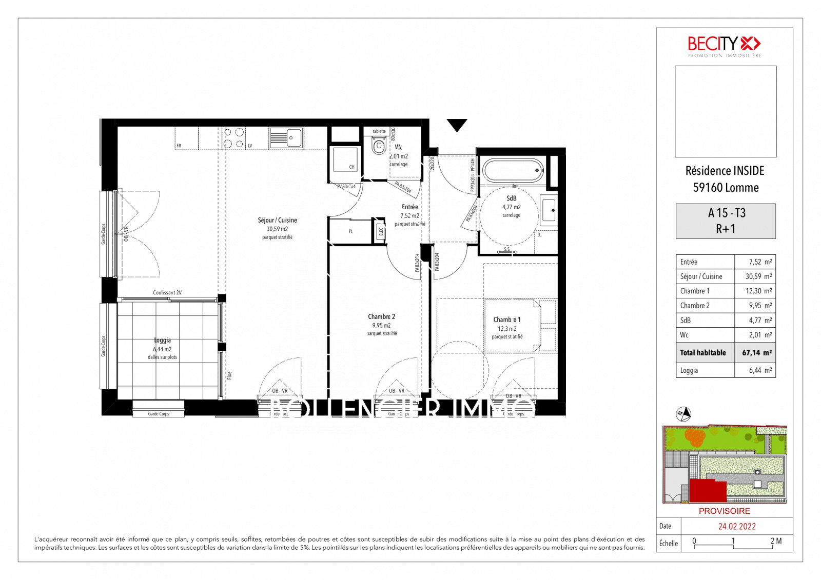 Image_3, Appartement, Lomme, ref :INSIDET3-A15
